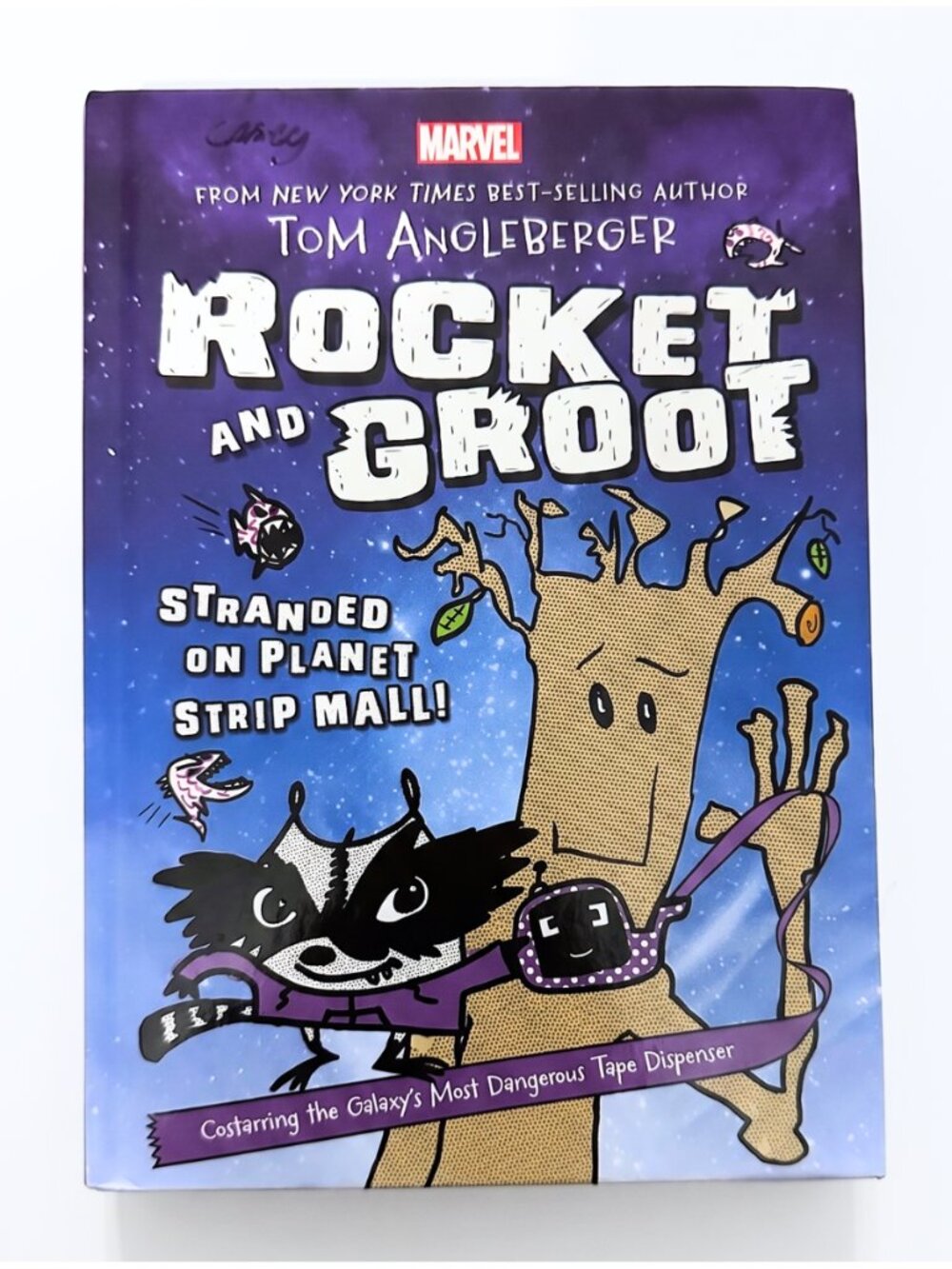 MARVEL Kids Hardcover - Rocket and Groot by Tom Angleberger -  NEW